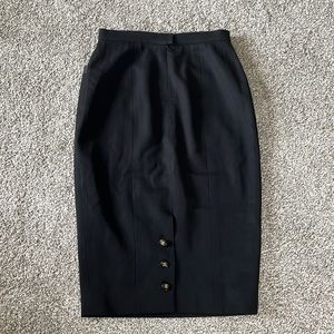 Chanel Classic black skirt